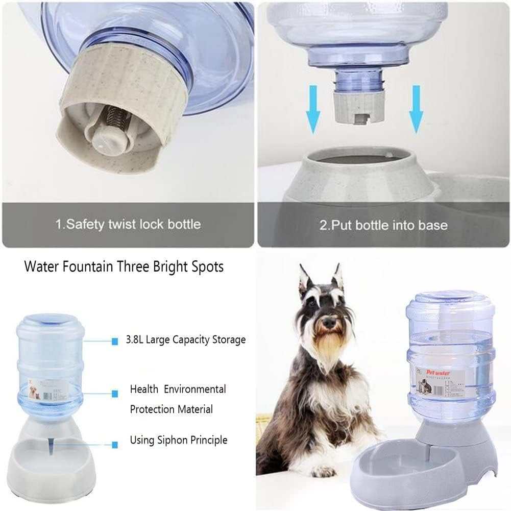 Dogs Water Dispenser,Water Bowl for Dogs,Pet Water Dispenser,Automatic Dog Water Bowl Cat Water Dispenser Dog Drinking Fountain,3.8L (Water Dispenser