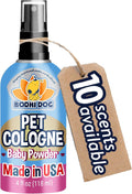 Premium Dog Cologne - Deodorizing Dog Perfume & Conditioner for Dogs & Cats - Natural Long Lasting Spray - Keeps Pets Fresh All Day - Gentle & Safe Formula, Made in USA (Baby Powder 4 Fl Oz)